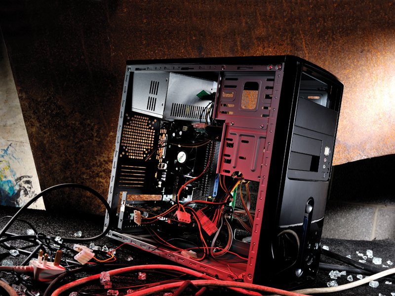 Old PC Ready for recycling